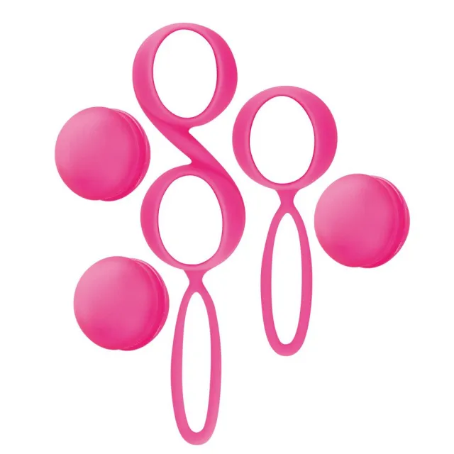 Вагинальные шарики Yoba Kegel Balls Pink, 3 см (розовый)