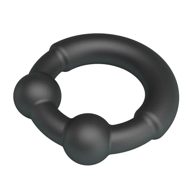 Эрекционное кольцо Crazy Bull Meco, 6.1 см (черный)