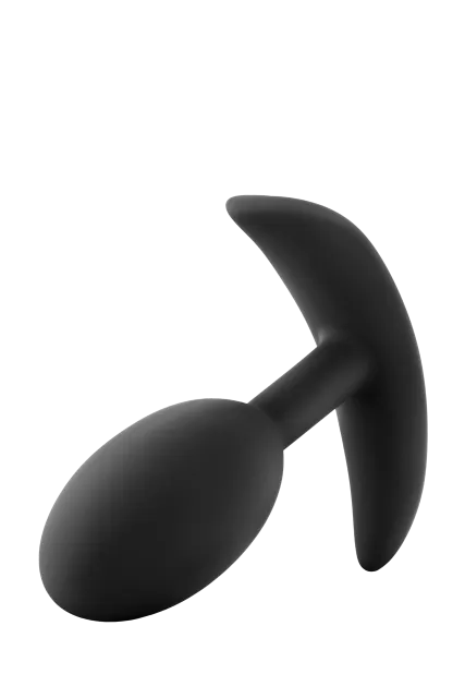 Анальная пробка Anal Adventures Platinum, 10,1 см (черный)