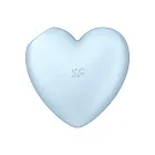 Вакуумний стимулятор клітора з вібрацією Satisfyer Cutie Heart (блакитний)
