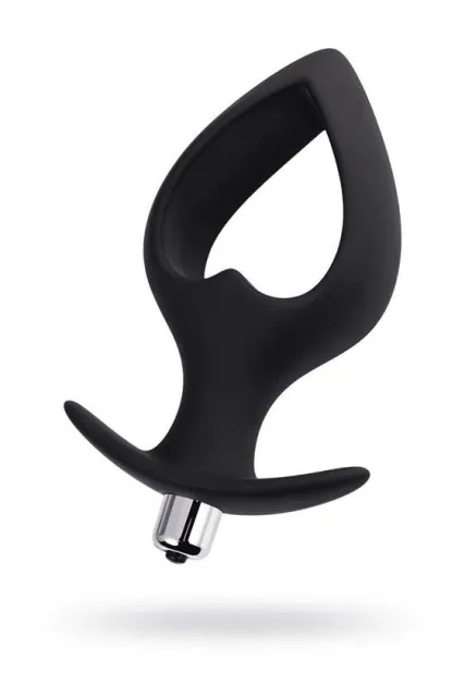 Анальная пробка Toyfa Popo Pleasure Cordis L Vibro, 15 см (черный)