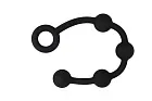 Анальне намисто Black Mont Storm Beads S, 33 см (чорний)
