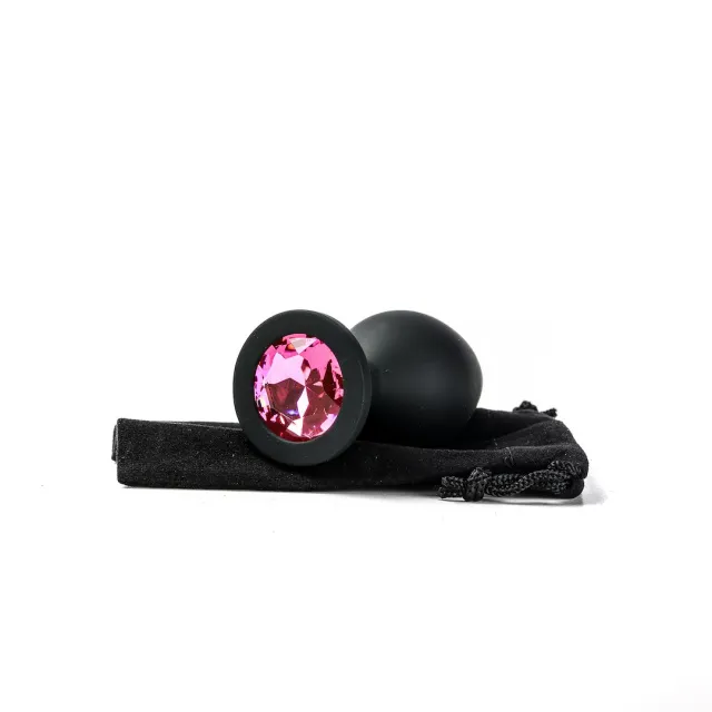 Simply Pleasure M - Korek analny, Różowy, 8 cm, M