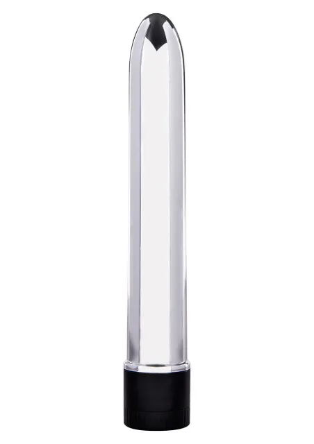 Вибратор ToyJoy Retro Ultra Slimline, 17 см (серебристый)