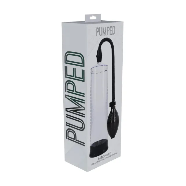 Помпа для пеніса Pumped Basic Pump 1, 31 см (прозорий)