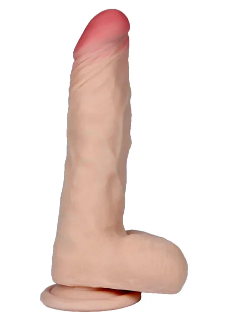 B - Series Real Posejdon-Loveclonex 7, 5" - Dildo, W kolorze cielistym, 21 cm