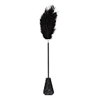Fetish B - Series Tickler & Whip 1.0 - Szpicruta, Czarny, 43.5 cm