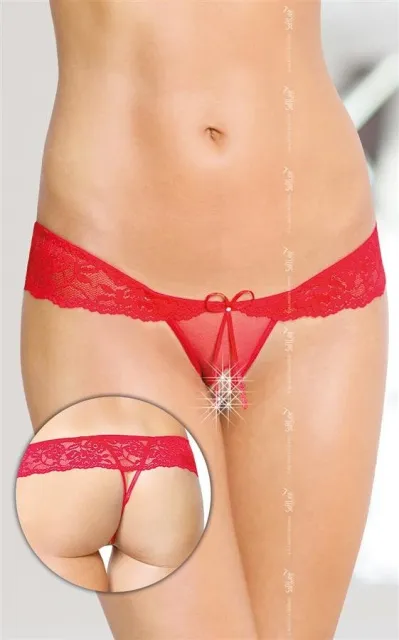 Трусики-стрінги SoftLine G-String 2443, S/M (червоний)