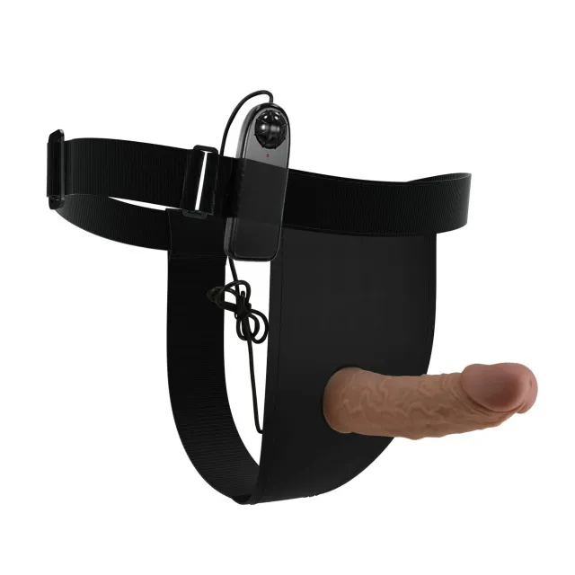 Страпон Pretty Love Harness Briefs Draven 6,8'', 17.5 см (телесный)