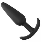 Анальная пробка Boss T-Plug, 12х2.8 см (черный)