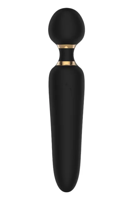 Вибромассажер Dreamtoys Elite Dual Wand Vibe, 23 см (черный)