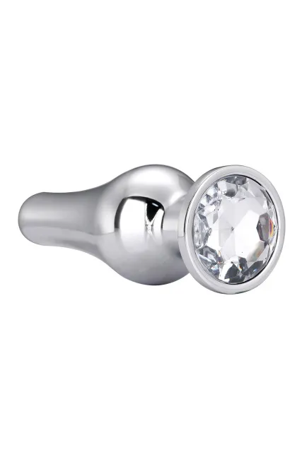 Анальная пробка Gleaming Love Pleasure Plug L, 12.7 см (серебристый)