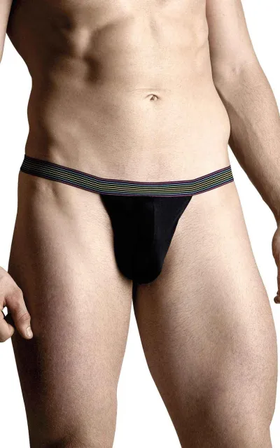 Мужские стринги Softline Mens Thongs 4496, M/L (черный)