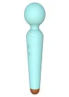 B - Series Magic Rechargeable Power Wand - Wibrator, Niebieski, 19, 5 cm