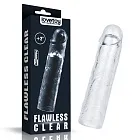 Насадка на пенис LoveToy Flawless Clear Penis Sleeve Add 2, 19 см (прозрачный)