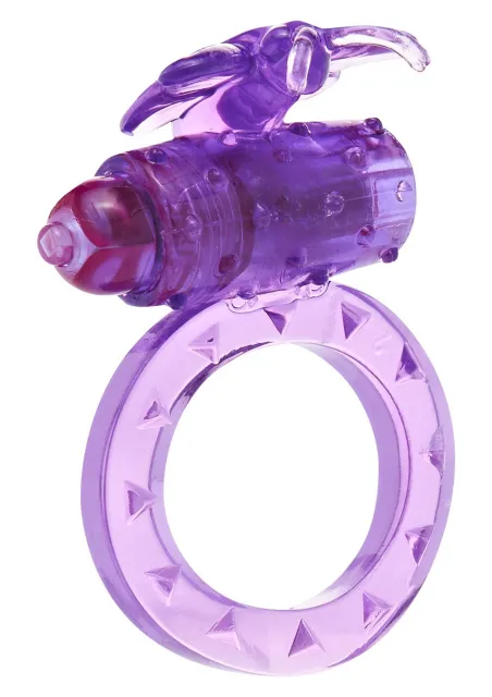 TOYJOY Flutter Ring - Pierścień wibracyjny, Fioletowy, 7.5 cm