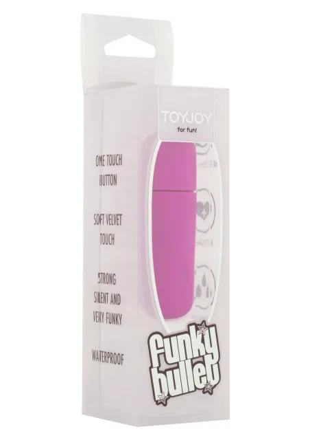 Вибратор для клитора Funky Bullet, 5 см (фуксия)