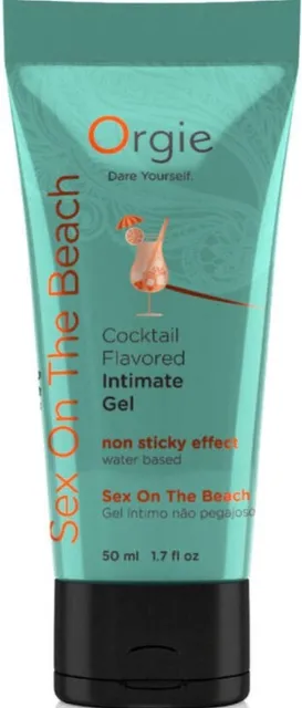 Їстівний лубрикант на водній основі Orgie Sex On The Beach, 50 мл (секс на пляжі)