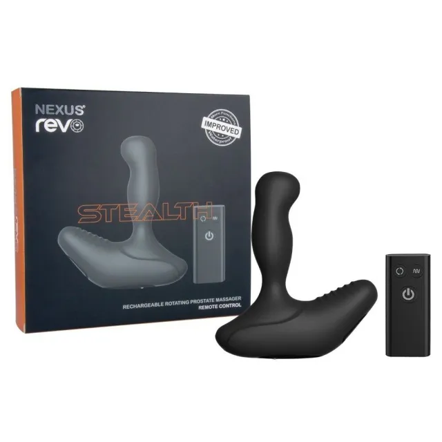 Стимулятор простаты Nexus Revo Stealth, 14.6 см (черный)