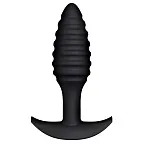Анальна пробка Dorcel Spiral Plug, 10,6 см (чорний)