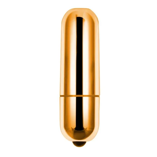 Міні-вібратор X-Basic Bullet Mini, 5,9 см (золотий)