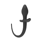 Анальна пробка Erospace Wild Play C3, 16,9 см (чорний)
