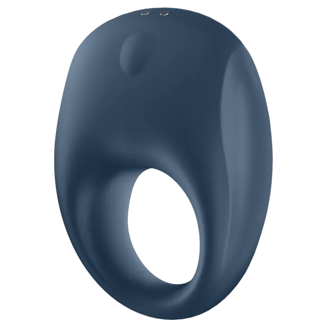 Эрекционное кольцо Satisfyer Strong One Ring Vibrator, 7,4 см (синий)