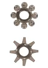 Ерекційні кільця Power Stretchy Rings, 2 шт (чорний)