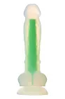 Фалоімітатор Radiant Glow In The Dark Soft, 17,5 см (зелений)