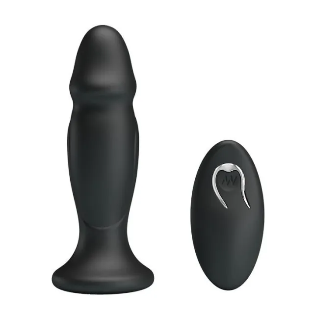 Анальна пробка Mr.Play Vibrating Anal Plug, 12.4 см (чорний)