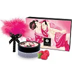Массажный набор Shunga Kissable Massage Powder Raspberry Feeling, 2 шт