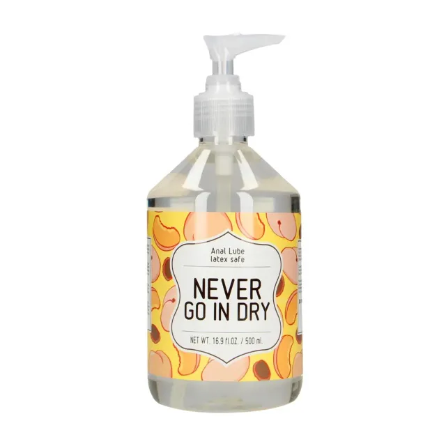 S-Line Never Go In Dry - Lubrykant analny, Bezzapachowy, 500 ml