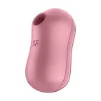 Вакуумний стимулятор клітора з вібрацією Satisfyer Cotton (рожевий)