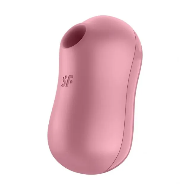 Вакуумний стимулятор клітора з вібрацією Satisfyer Cotton (рожевий)