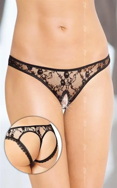 Эротические трусики Softline Thongs 2457, M/L (черный)
