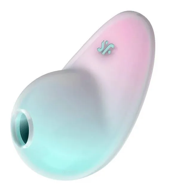 Вакуумный стимулятор клитора с вибрацией Satisfyer Pixie Dust (мятный)