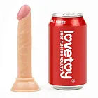 Фалоімітатор LoveToy Enduro Blaster Realistic Dong, 14 см (тілесний)