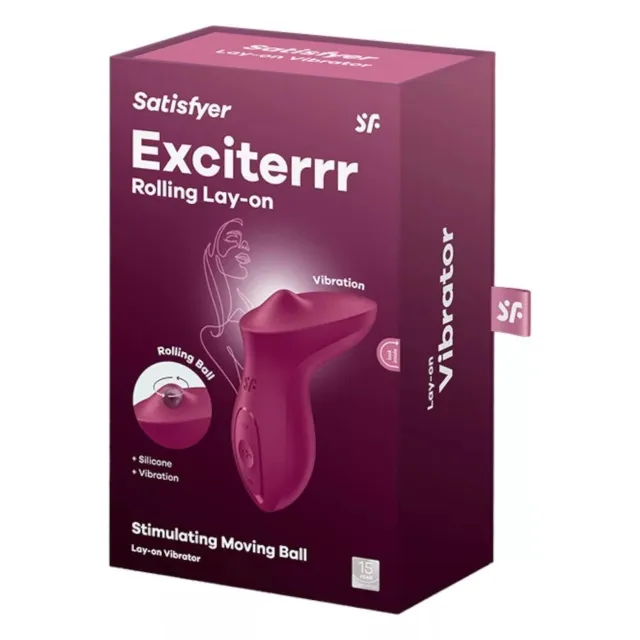 Вибратор для клитора Satisfyer Exciterrr (бордовый)