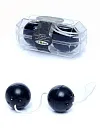 Вагинальные шарики Duo-Balls Black, 21 см (чёрный)