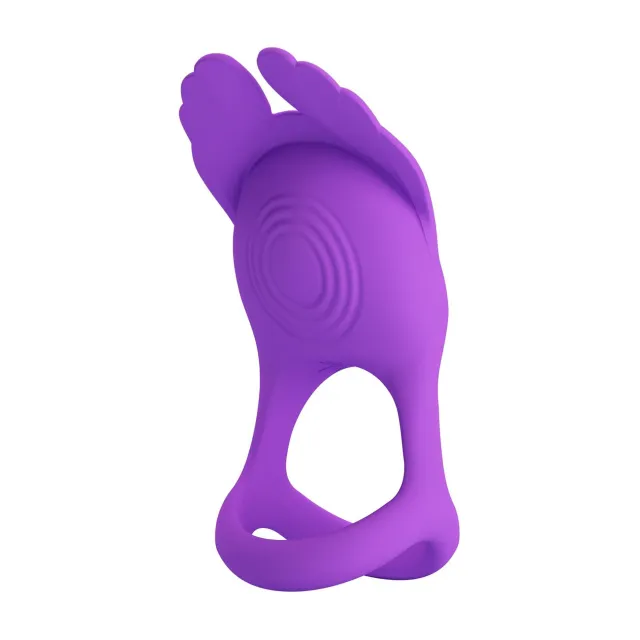 Виброкольцо Pretty Love Silas Vibrant Penis Ring, 9,5 см (фиолетовый)