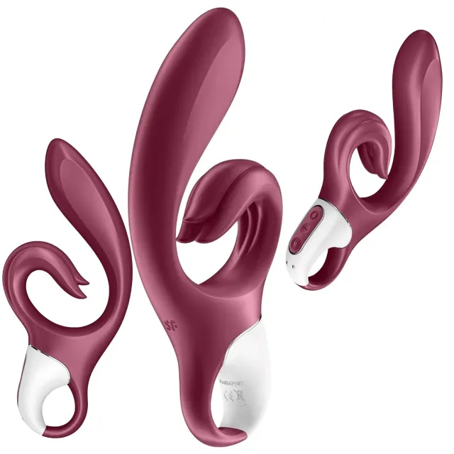 Вибратор-кролик Satisfyer Love Me, 22 см (бордовый)