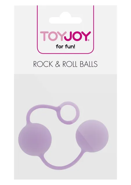 Вагінальні кульки Toy Joy Rock&Roll, 3,5 см (бузковий)