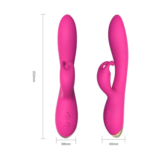 Вибратор-кролик B - Series Joy Bonnie, 22.2 см (розовый)
