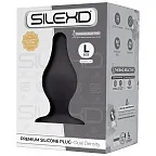 Анальна пробка SilexD Model 2 size L, 10.2 см (чорний)