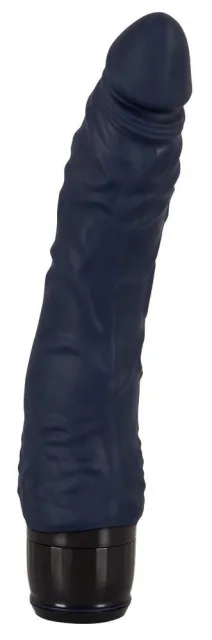Вибратор Vibra Lotus Penis Grey Vibrator, 20 см (синий)
