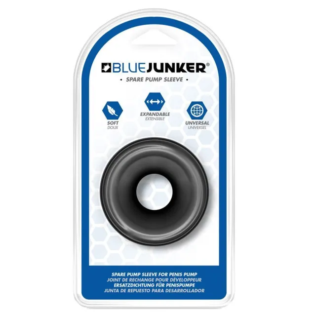 Запасна манжета BlueJunker для помпи для пеніса (чорний)