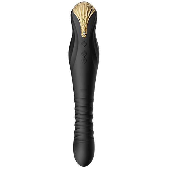 Вибратор Zalo King Vibrating Thruster, 30,2 см (черный)