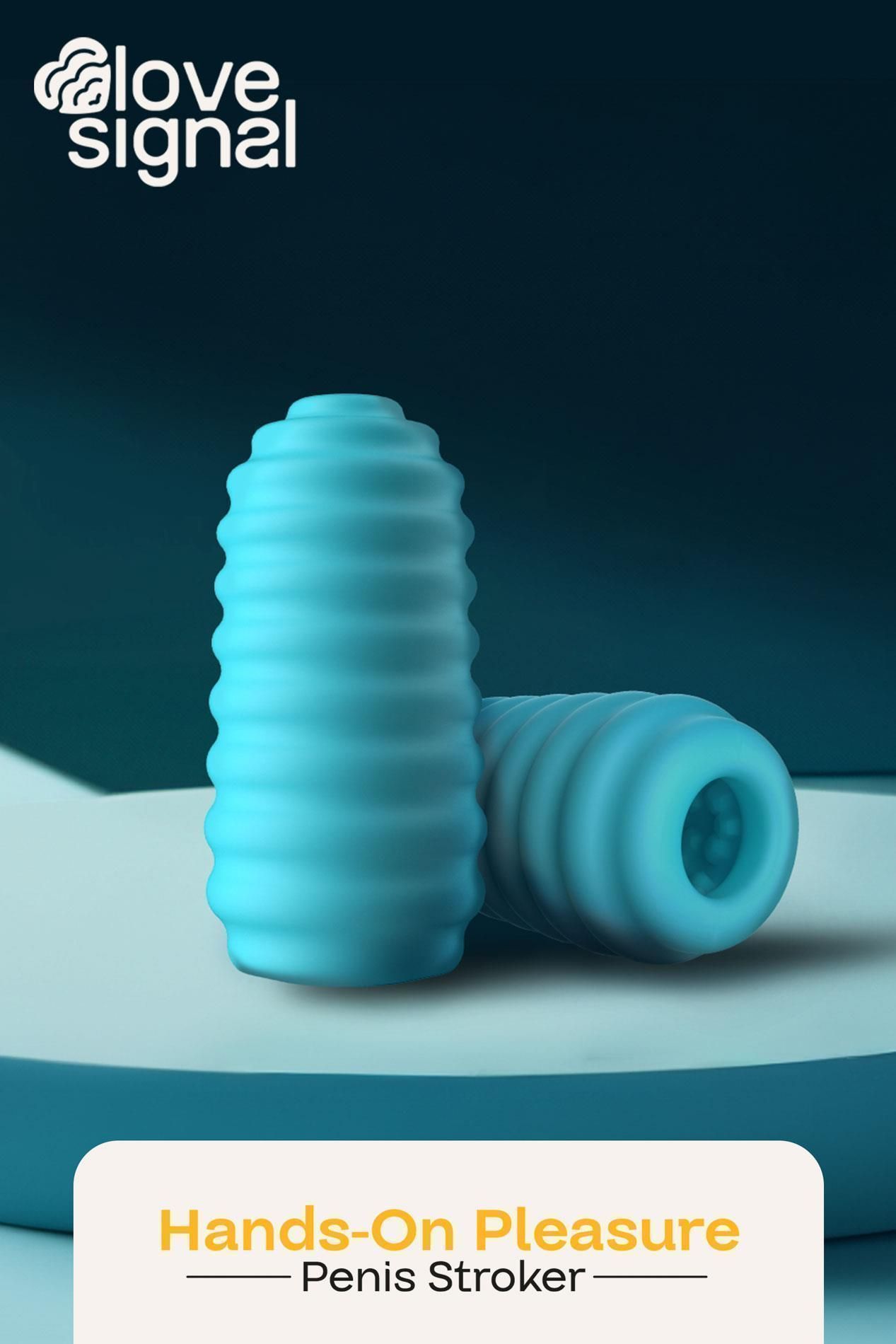 Мастурбатор Dream Toys Hands-On Pleasure (бирюзовый)