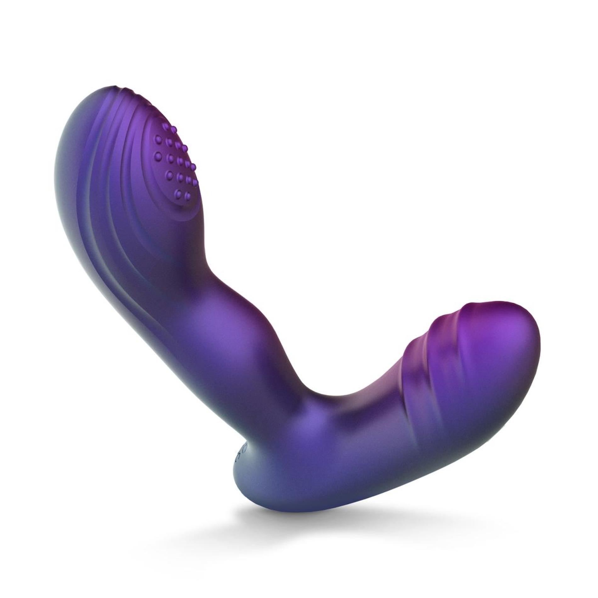 Стимулятор простаты Hueman Galaxy Tapping Butt Plug, 14,9 см (фиолетовый)