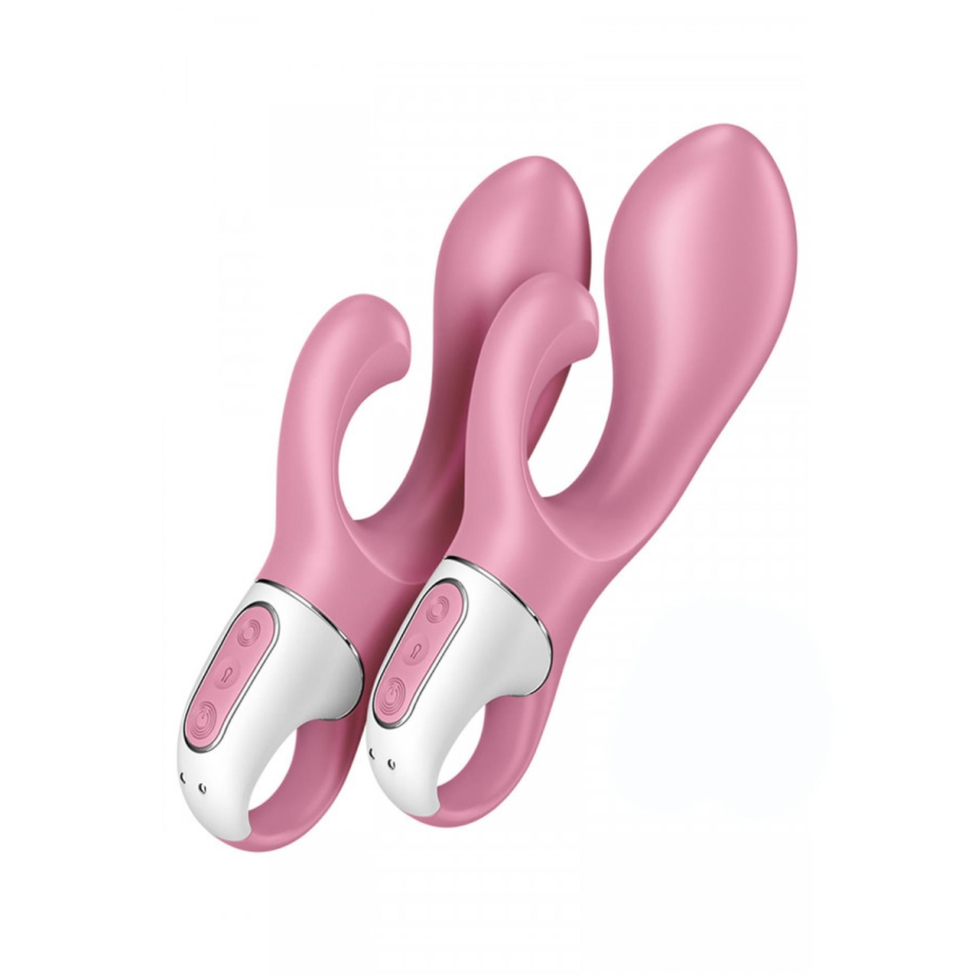 Вібратор-кролик Satisfyer Air Pump Bunny 2, 20 см (рожевий)